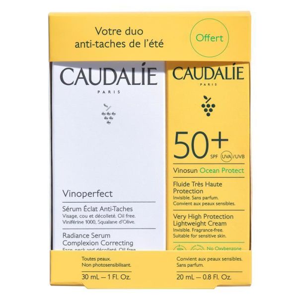 Caudalie Vinoperfect Serum ve Güneş Bakım Seti