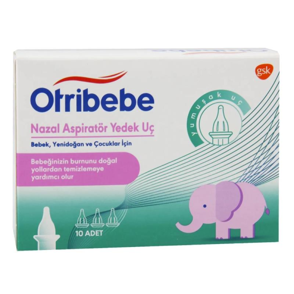 Otribebe Nazal Aspiratör Yedek Uç 10'lu