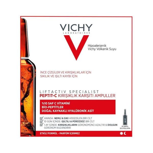 Vichy Liftactiv Peptit-C Kırışıklık Karşıtı Ampul 10 x 1.8 ml