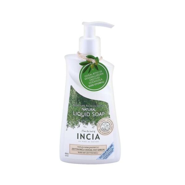 Incia Yoğun Nemlendiricili Zeytinyağlı Sıvı Sabun 250ml