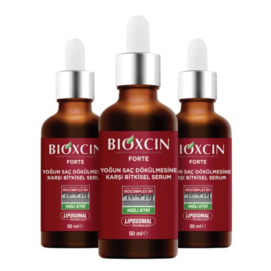 Bioxcin Forte Yoğun Saç Dökülmesine Karşı Bitkisel Serum 3x50ml
