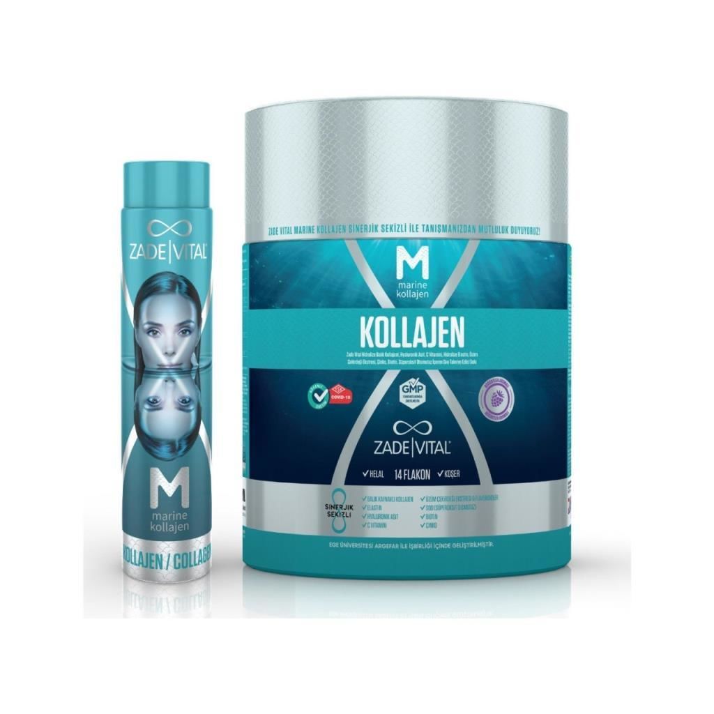 Zade Vital Marine Collagen + Hyaluronic Acid 14 Flakon