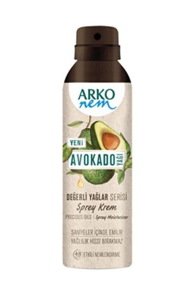 Arko Nem Değerli Yağlar Serisi Sprey Krem Avokado 150 ml