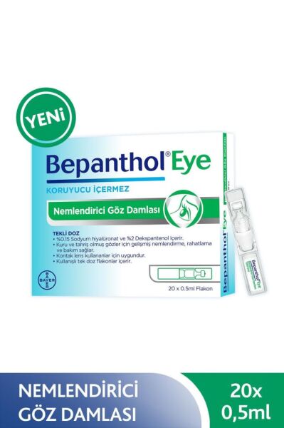 Bepanthol Eye Göz Damlası 0,5 ml 20 Flakon