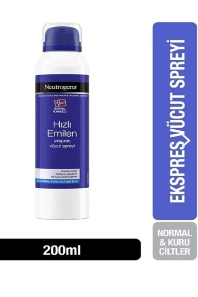 Neutrogena Hızlı Emilen Ekspres Vücut Spreyi 200 ml