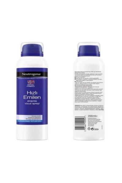 Neutrogena Hızlı Emilen Ekspres Vücut Spreyi 200 ml