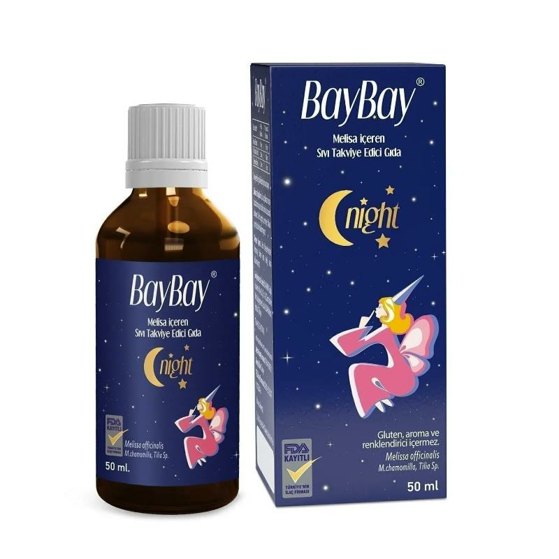 BayBay Night Melisa İçeren Damla 50 ml