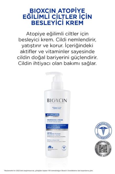 Bioxcin Atopicare Besleyici Krem 500 ml - Aşırı Kuru Ciltler