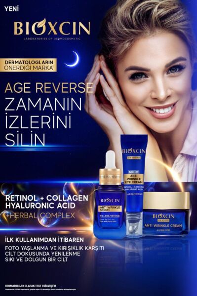 Bioxcin Age Reverse Kırışıklık Karşıtı Gece Serumu 30 ml