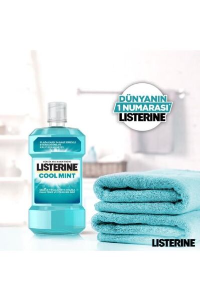 Listerine Cool Mint Nane Aromalı 500 ml + 250 ml - Avantajlı Paket
