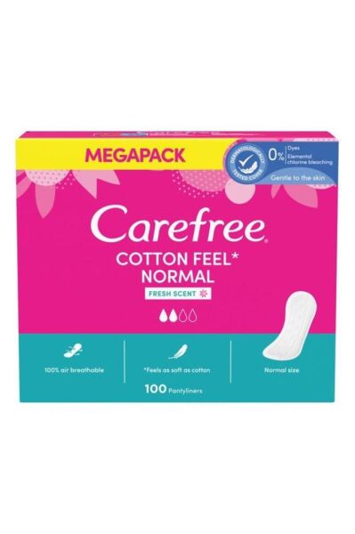 Carefree Normal Cotton Parfümlü 100'lü