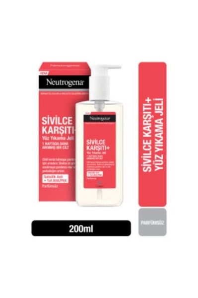 Neutrogena Düzensiz Cilt Tipleri için Yüz Yıkama Jeli 200 ml