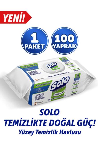 Solo Yüzey Temizlik Havlusu Okaliptus&Çam 100'lü