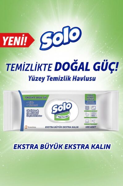 Solo Yüzey Temizlik Havlusu Okaliptus&Çam 100'lü