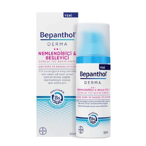 Bepanthol Derma Nemlendirici Besleyici Yüz Bakım Kremi 50 ml