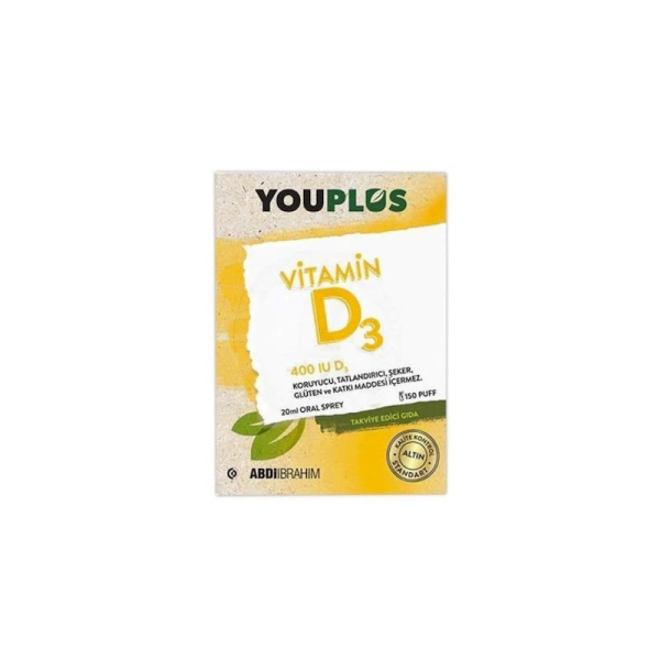 Youplus Vitamin D3 400IU Oral Sprey 20 ml