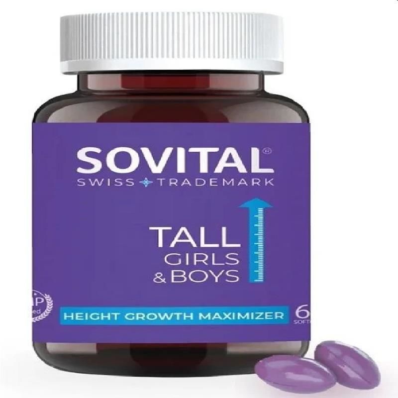 Sovital Tall Girls Boys Softgels 60'lı