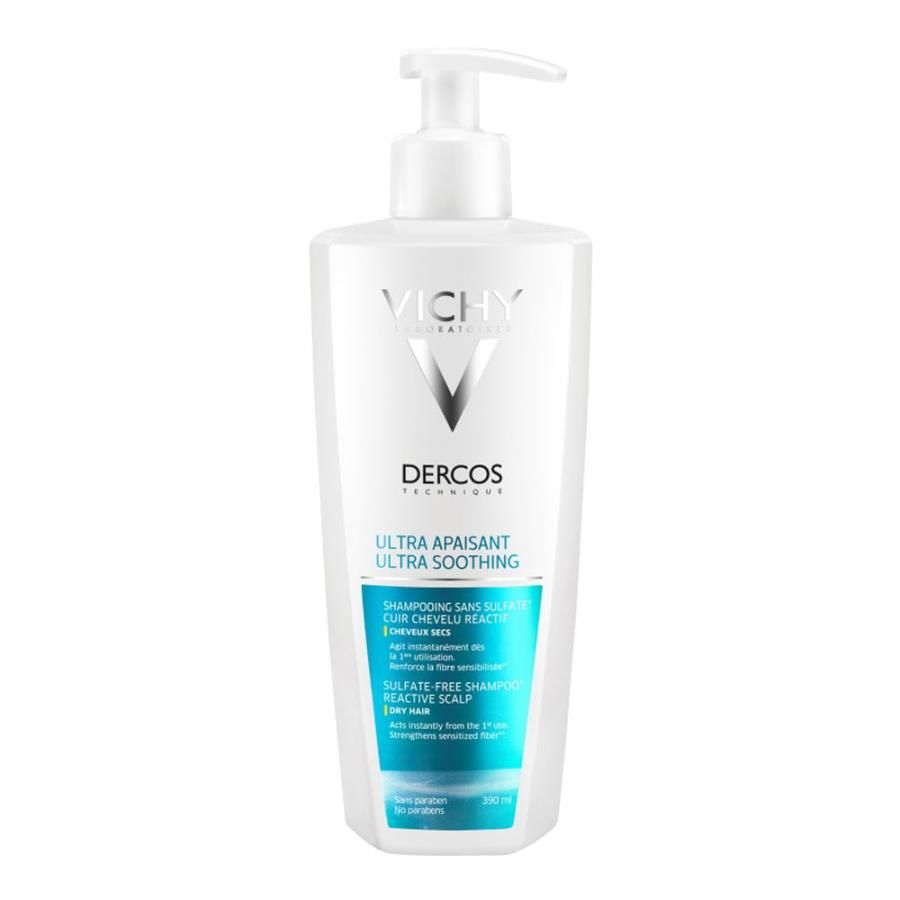 Vichy Dercos Ultra Soothing Şampuan Saç Derisini Yatıştırıcı Kuru Saçlar 400 ml