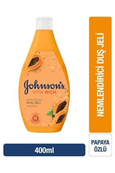 Johnsons Vita-Rich Duş Jeli Papaya Özlü Nemlendirici 400 Ml