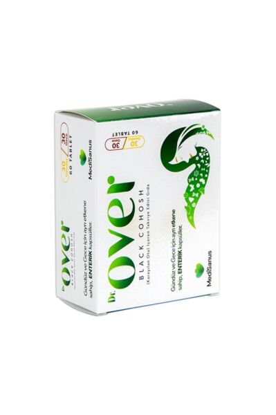 Dr Over Black Cohosh Takviye Edici Gıda 60 Kapsül