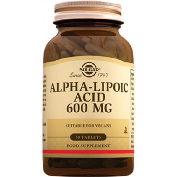 Solgar Alpha Lipoic Acid 600 mg 50 Tablet