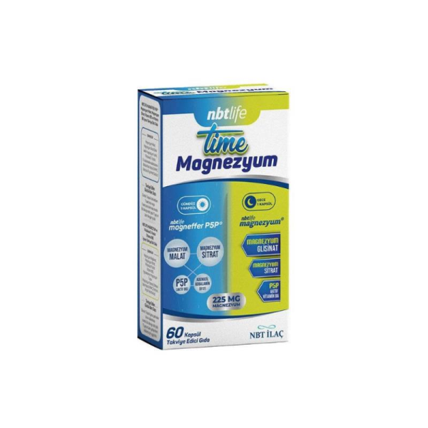 Nbt Life Time Magnezyum 60 Kapsül