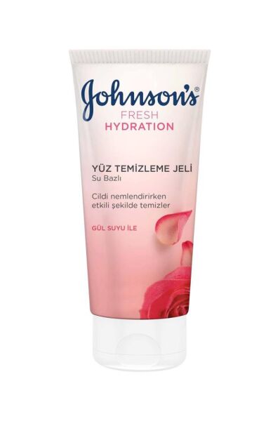 Johnsons Fresh Hydration Su Bazlı Yüz Temizleme Jeli Gül Özlü 150 Ml