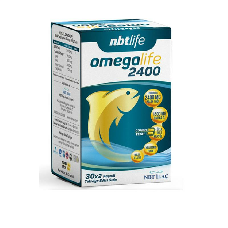 Nbtlife Omegalife 2400 Combotech 60 Kapsül