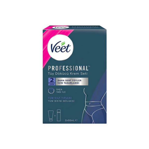 Veet Professional Bikini Bölgesi Tüy Dökücü Krem Seti