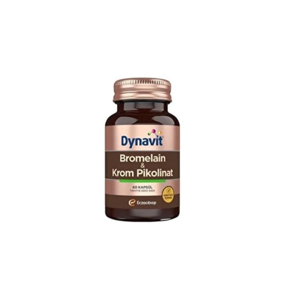 Dynavit Bromelain Krom Pikolinat 60 Kapsül