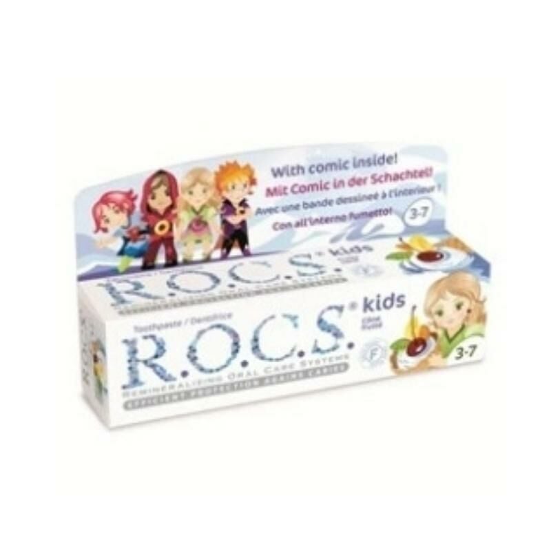 RocsKids 3-7 Yaş Meyveli Çocuk Diş Macunu 35 ml