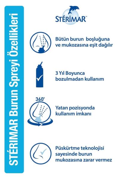 Sterimar İzotonik Deniz Suyu Burun Spreyi 50 ml