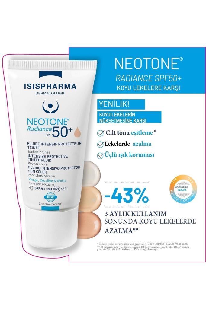 Isis Pharma Neotone Radiance Light Tinted SPF50+ 30 ml