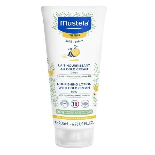 Mustela Cold Cream İçeren Besleyici Vücut Losyonu 200ml