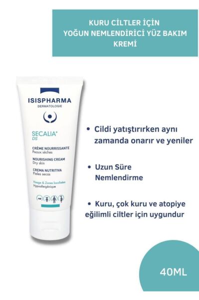 Isis Pharma Secalia DS Aşırı Kuru ve Atopik Yüz Kremi 40 ml
