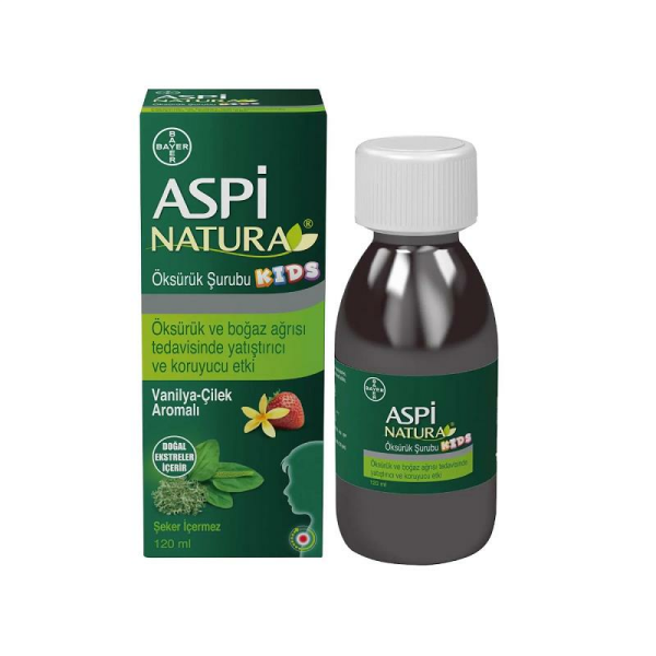 Aspi NATURA Kids Öksürük Şurubu 120 ml