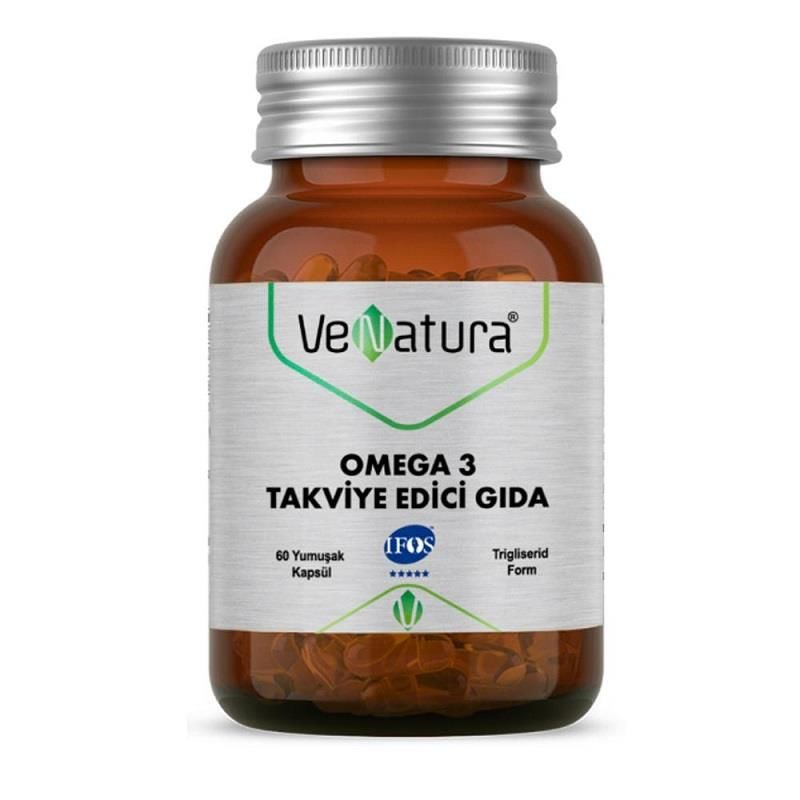 VeNatura Omega 3 Takviye Edici Gıda 60 Yumuşak Kapsül