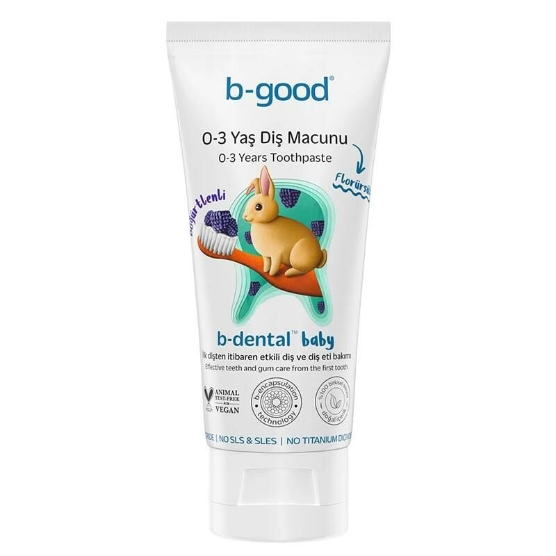 B-Good Diş Macunu 0-3 Yaş b-dental Baby Florürsüz 50 ml