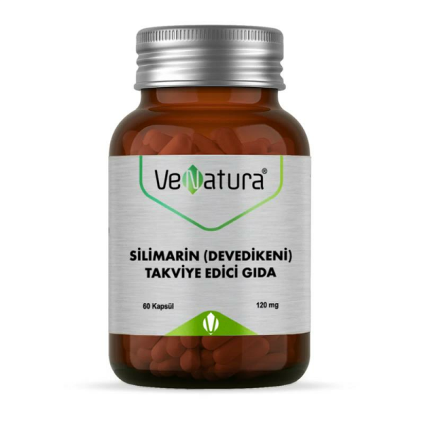 Venatura Silimarin Devedikeni Takviye Edici Gıda 120 mg 60 Kapsül