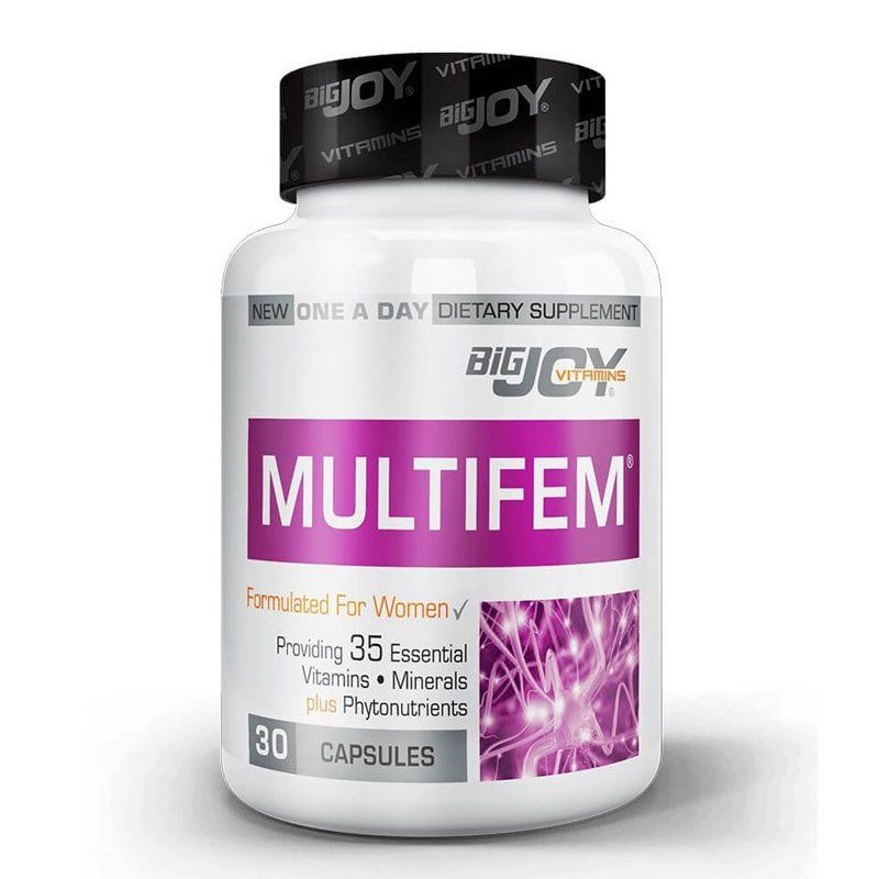 Bigjoy Multifem Womens Multivitamin 30 Bitkisel Kapsül