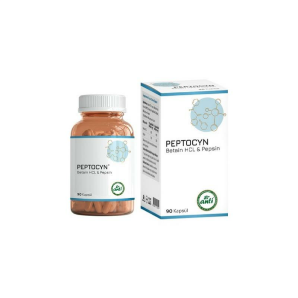Anti Peptocyn Betain HCL Pepsin 90 Kapsül