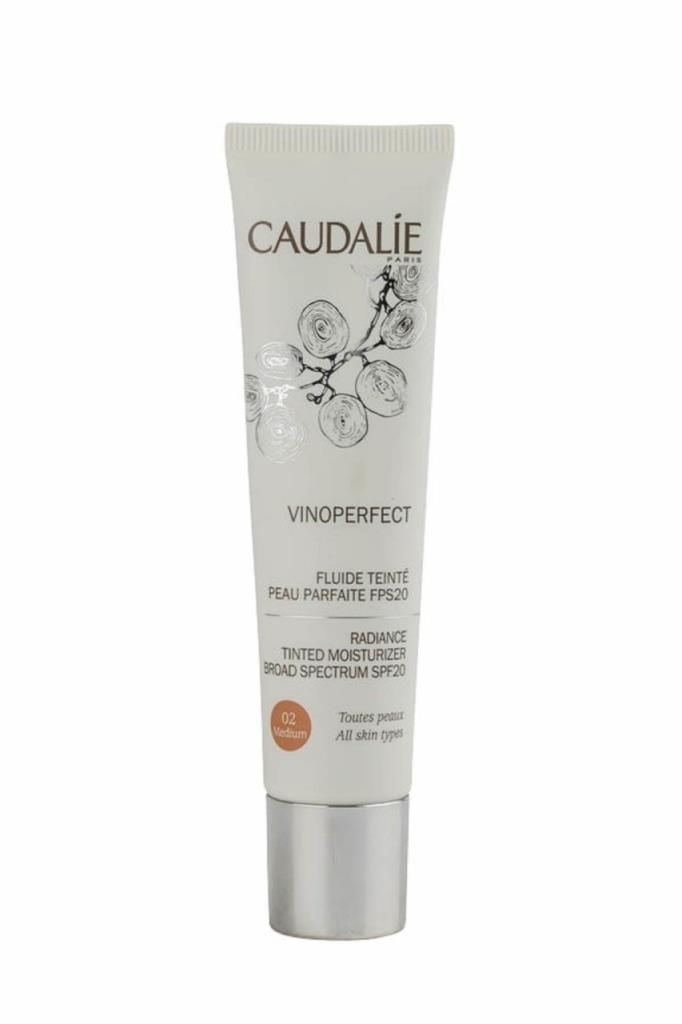 Caudalie Yağ İçermeyen Renkli Nemlendirici - Tinted Moisturizer Fluid Spf 20 Medium 40 ml