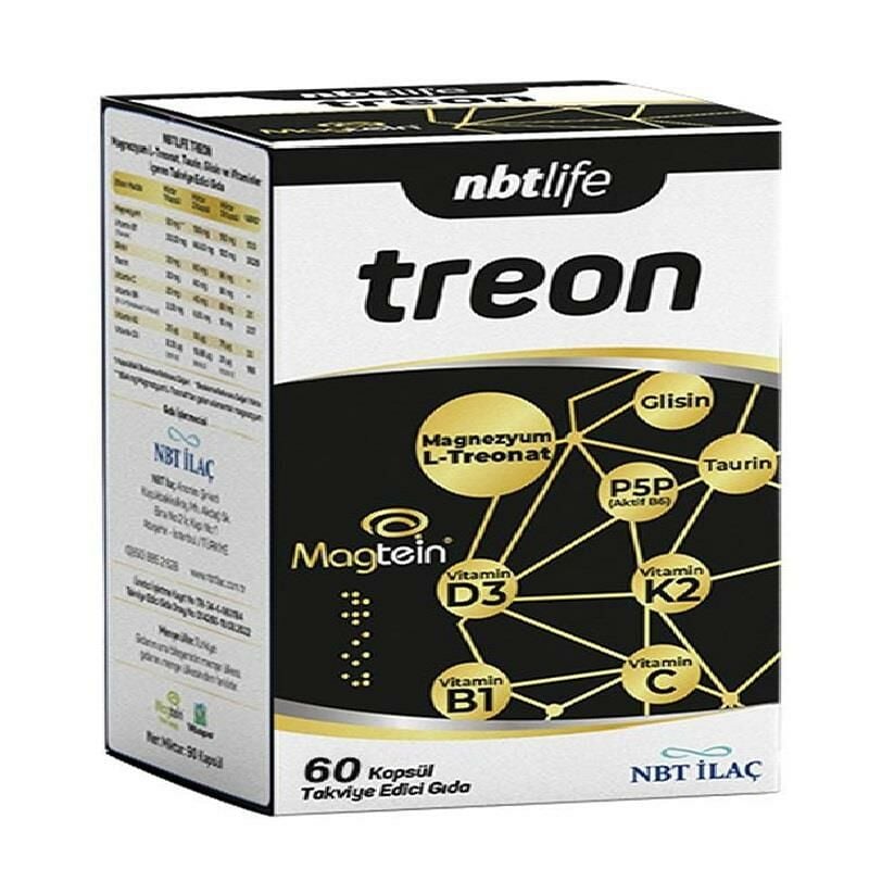 Nbt Life Treon Takviye Edici Gıda 60 Kapsül
