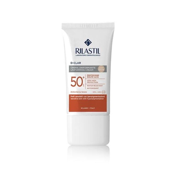 Rilastil D-Clar Leke Karşıtı Yüz Güneş Koruyucu Krem Spf50+ 40 ml - Light