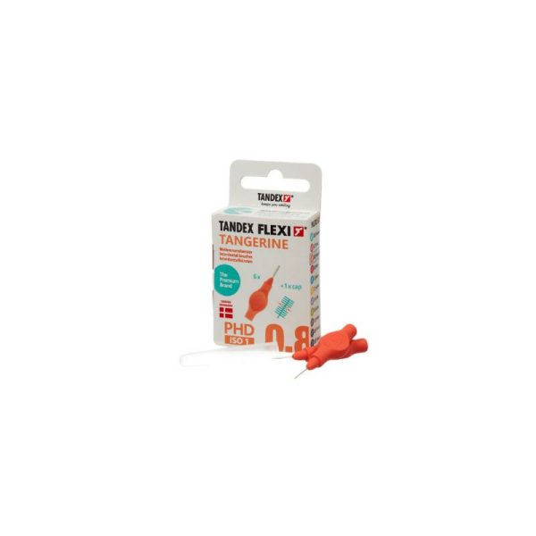 Tandex Arayüz Fırçası Flexi Tangerine 0,45 Mm 6'lı