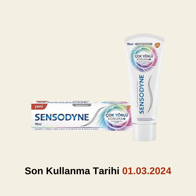 Sensodyne Çok Yönlu Gelişmiş Beyazlık 75 ml