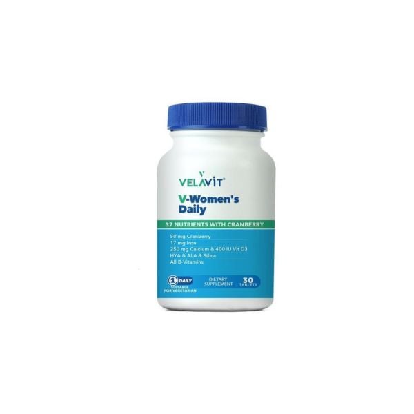 Velavit V-Womens Daily Takviye Edici Gıda 30 Tablet