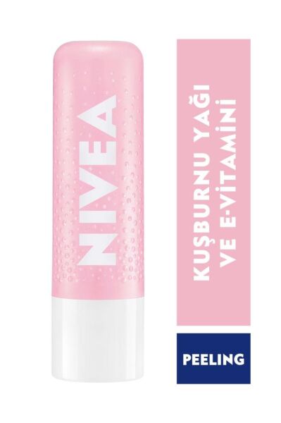 Nivea Dudak Peelingi Lipstick Kuşburnu Yağı