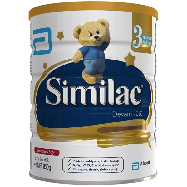 Similac 3 Numara Devam Sütü 850 Gr