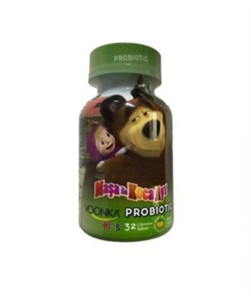 Voonka Maşa ile Koca Ayı PROBIOTIC 32 Çiğneme Tableti